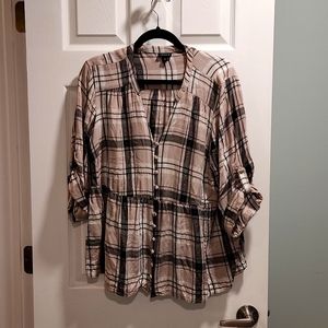 Torrid babydoll blouse